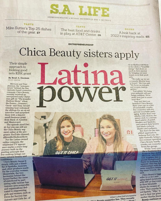 Chica Beauty sisters apply Latina Power