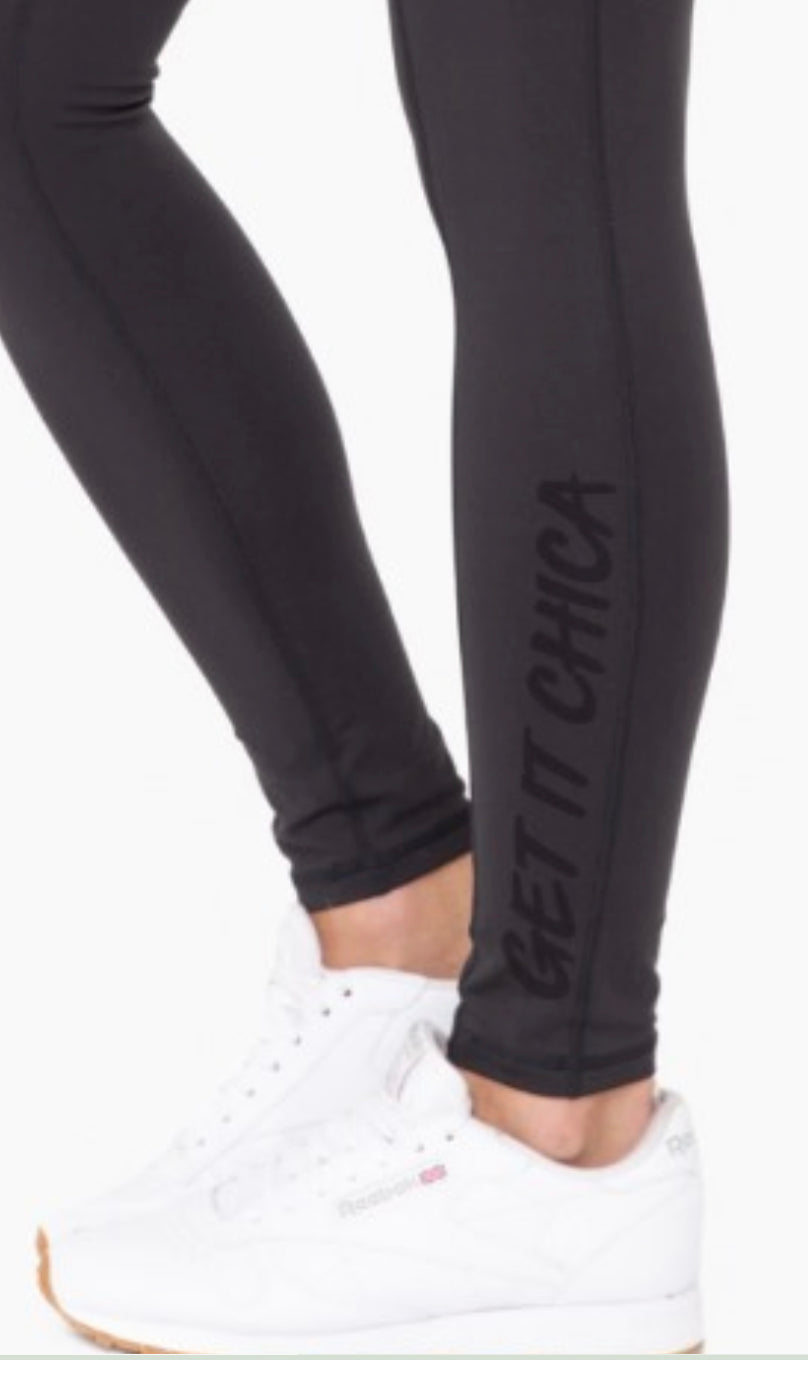 GET IT CHICA Black Sports leggings