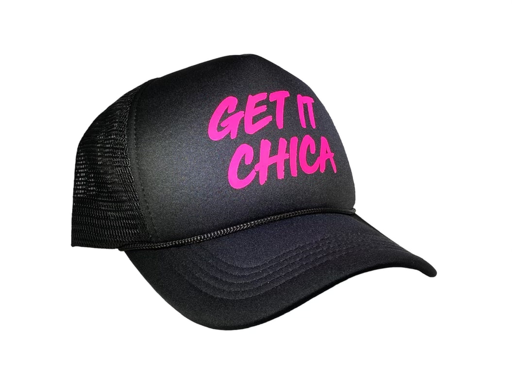 NEW! GET IT CHICA Trucker Hats