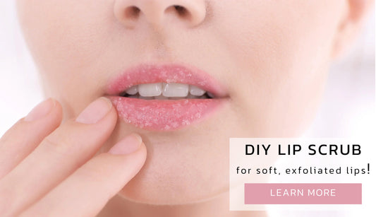 DIY lip scrub easy as 1, 2, 3!