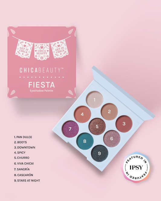 PRESS RELEASE: CHICA BEAUTY LAUNCHES ITS FIESTA EYESHADOW PALETTE NATIONALLY WITH IPSY!