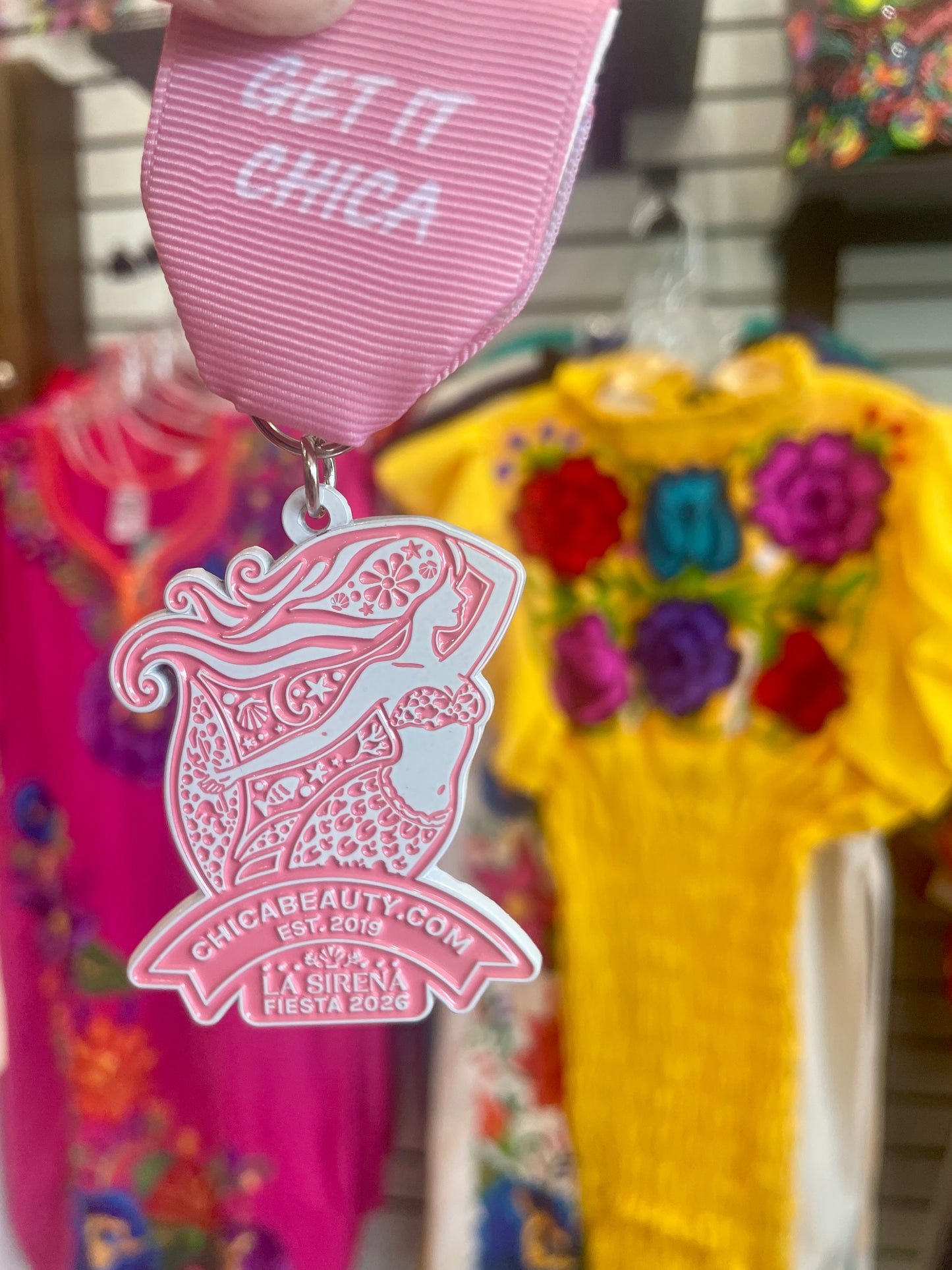 LIMITED EDITION 2026 Chica Beauty Fiesta Medal "LA SIRENA"