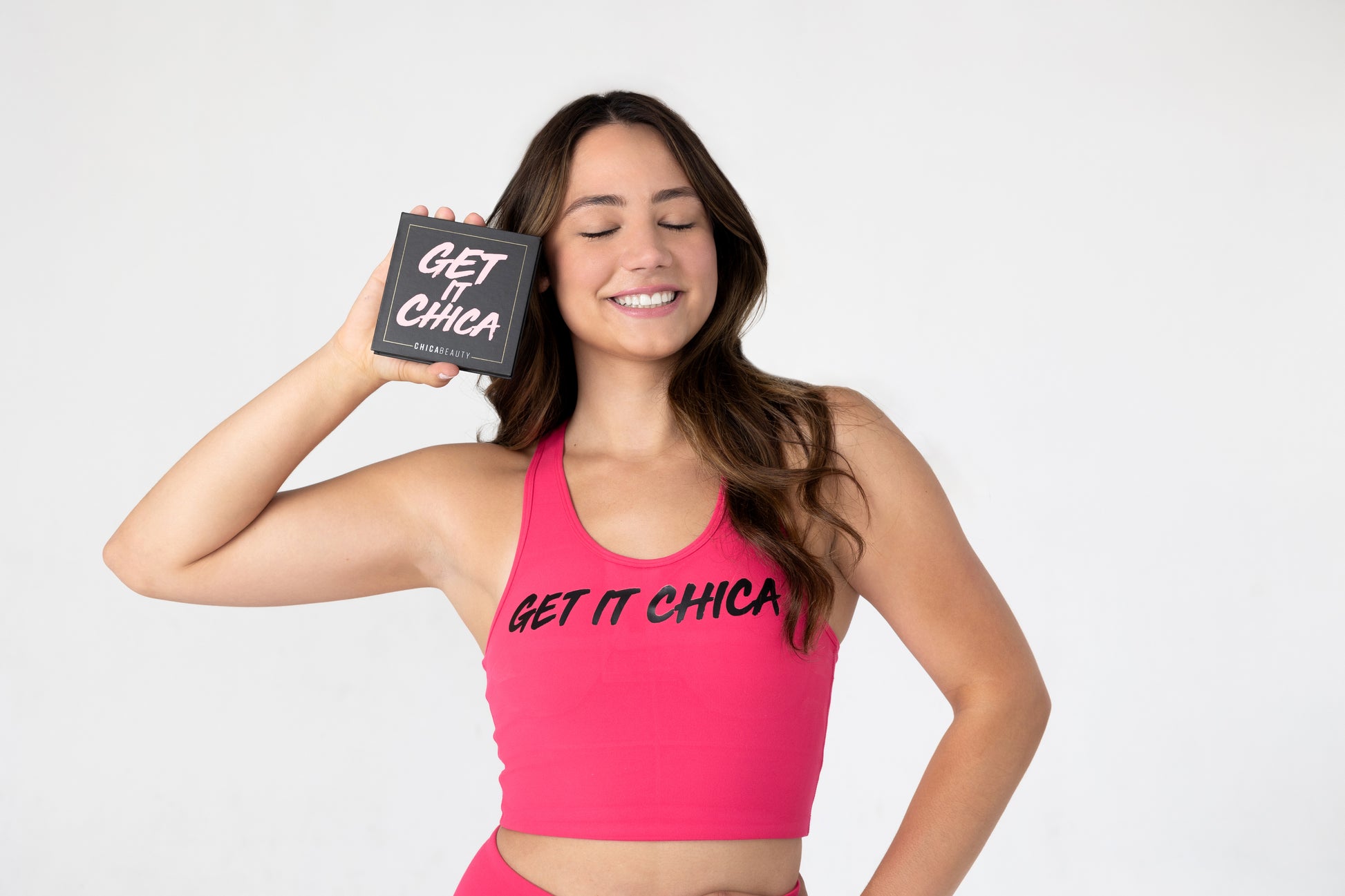 GET IT CHICA Hot Pink Sports Bra – Chica Beauty