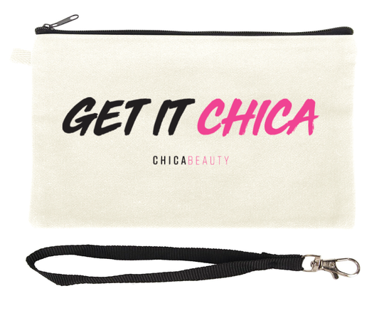 GET IT CHICA Canvas Makeup Bag by CHICA BEAUTY