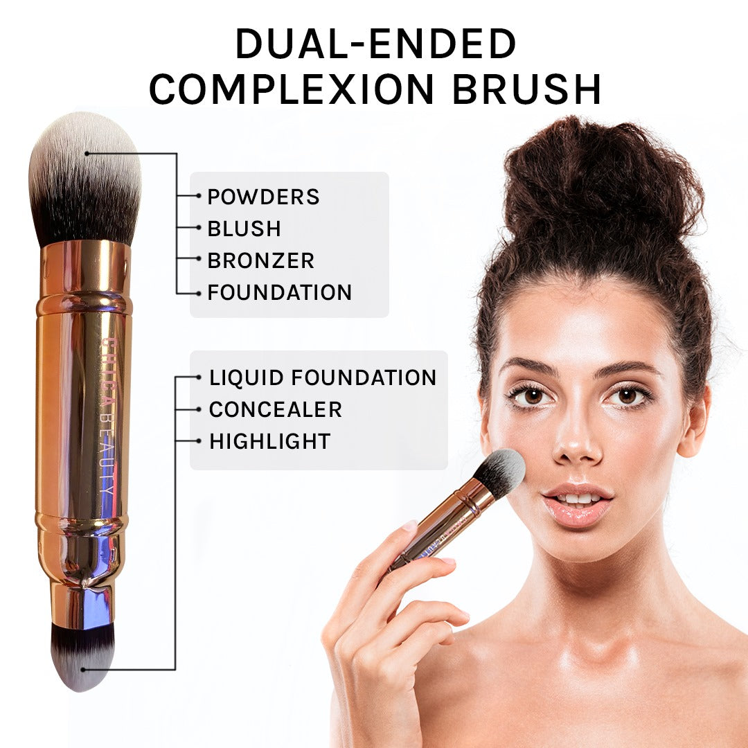 NEW! Dual-Ended Complexion Brush (Retractable)