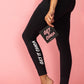 get it chica joggers black with white chica beauty
