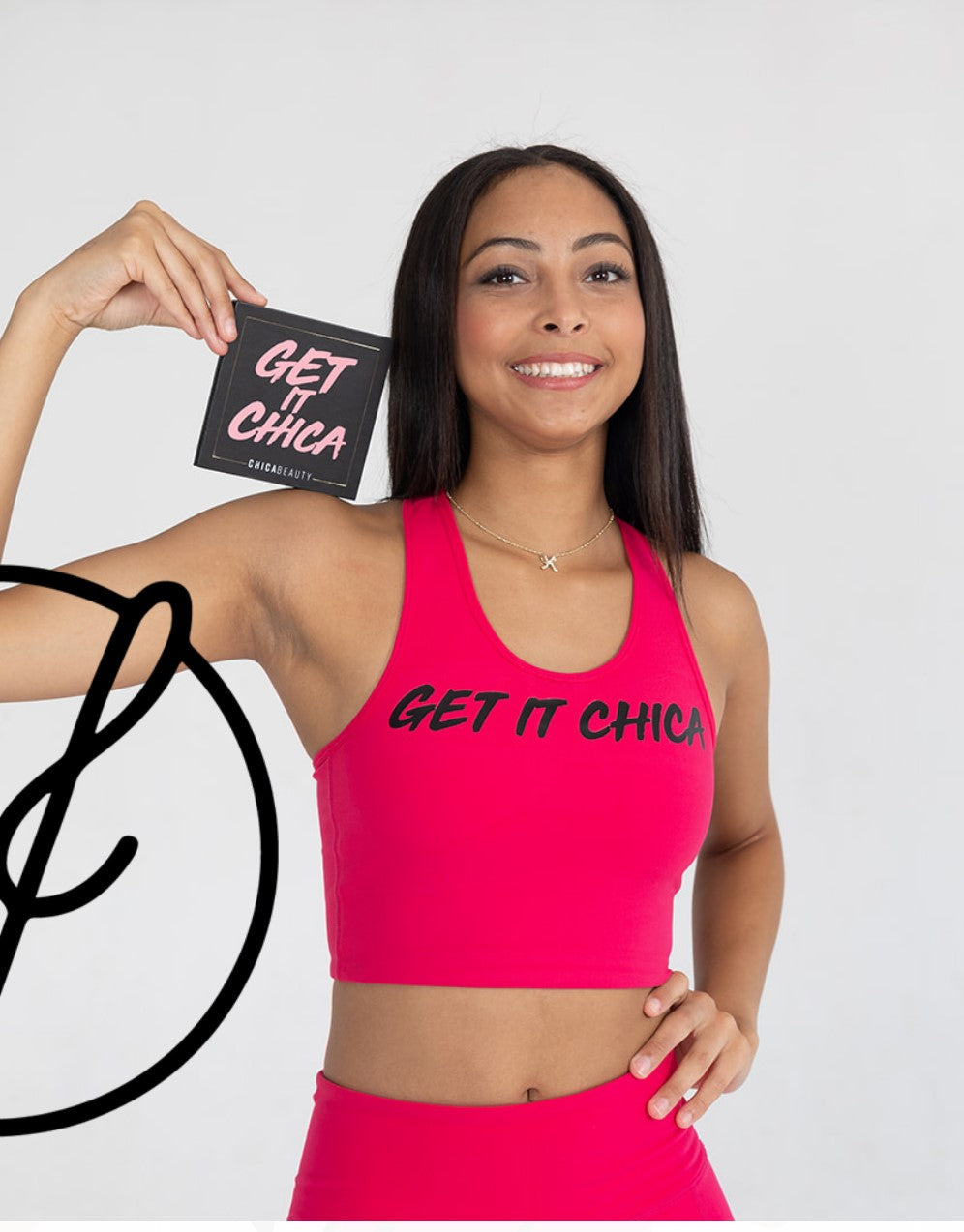 GET IT CHICA Hot Pink Sports Bra – Chica Beauty
