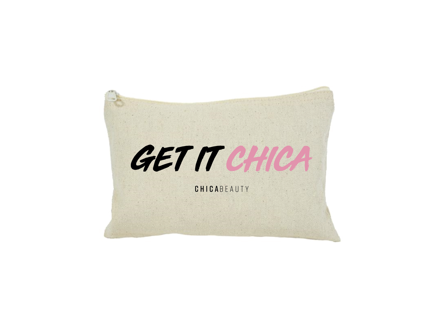 GET IT CHICA Canvas Makeup Bag by CHICA BEAUTY
